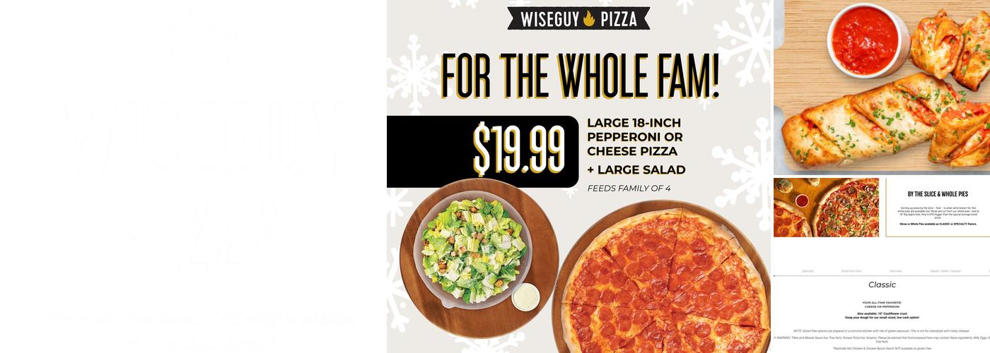 Wiseguy Pizza Menu
