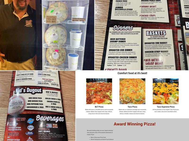 Chad's Pizza & Restaurant Menu