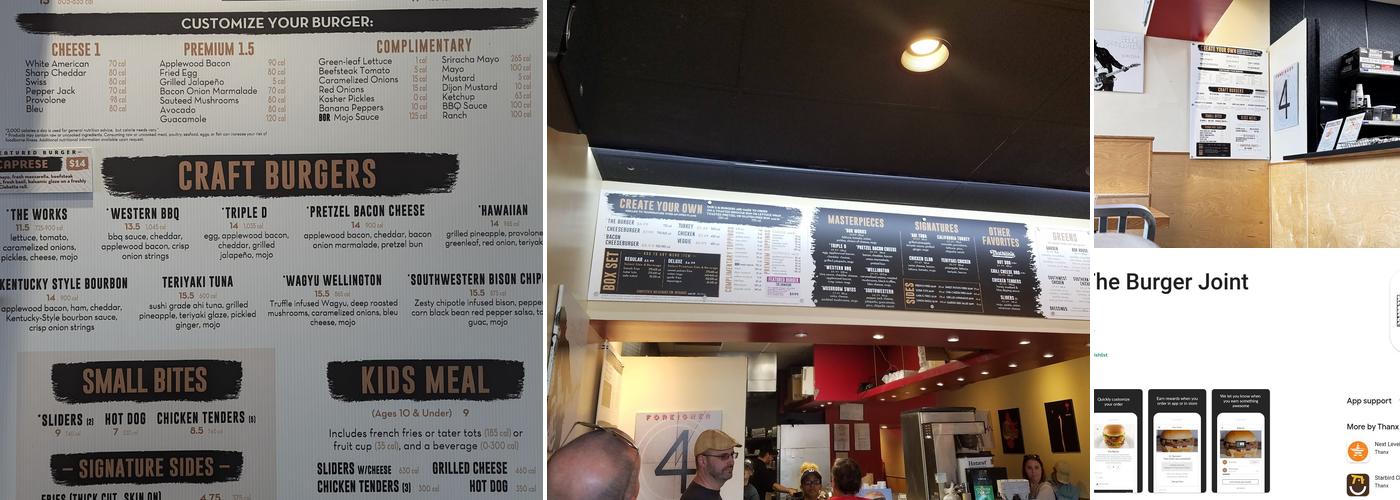 BGR Burgers Grilled Right Menu