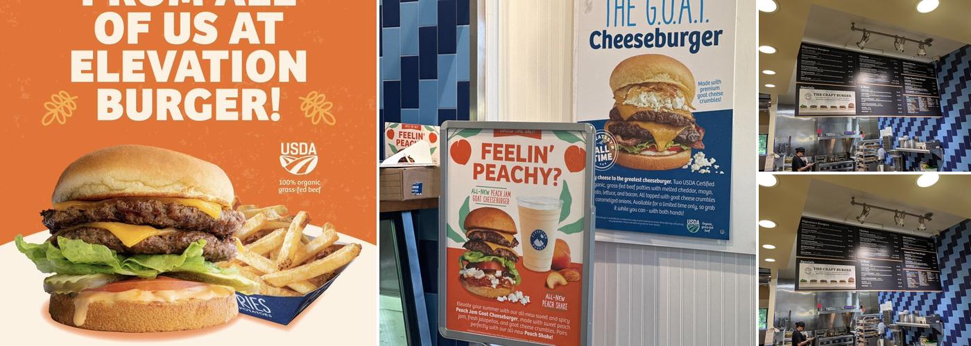 Elevation Burger Menu