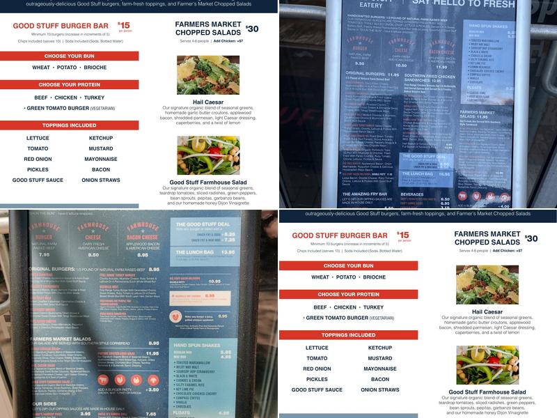 Good Stuff Eatery Menu