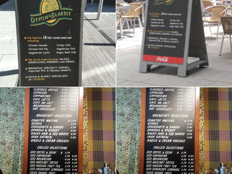 Devon & Blakely Menu