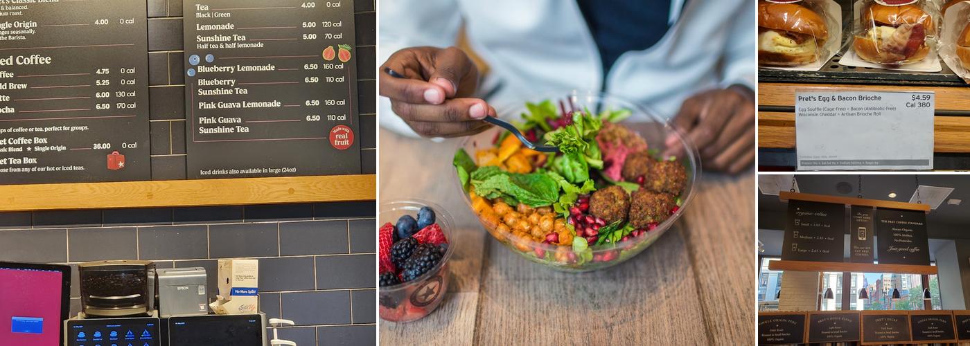 Pret A Manger Menu