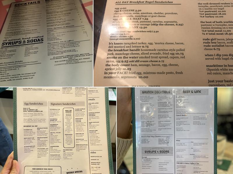 Buffalo & Bergen - Union Market Menu