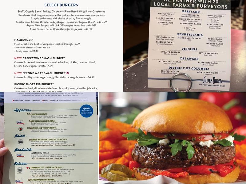Silver Diner Menu