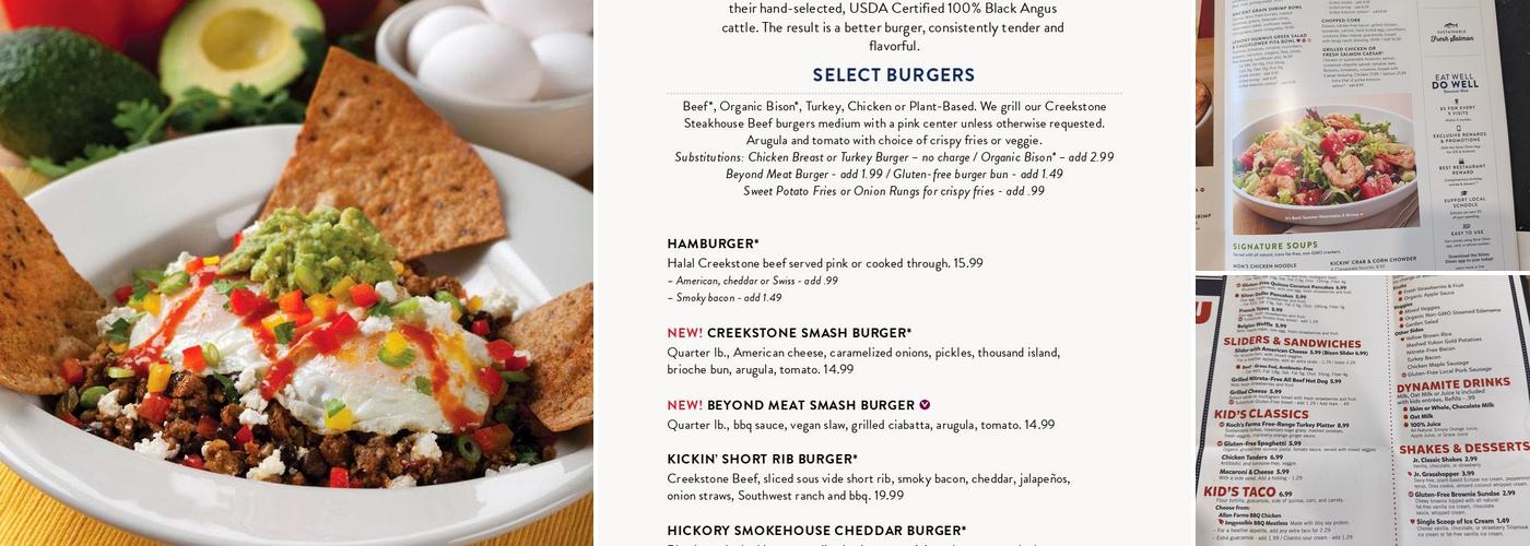 Silver Diner Menu