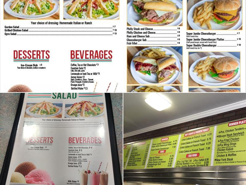 The Waffle Shop Menu