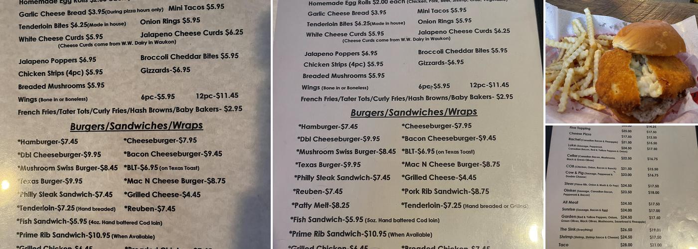 Spillway Menu