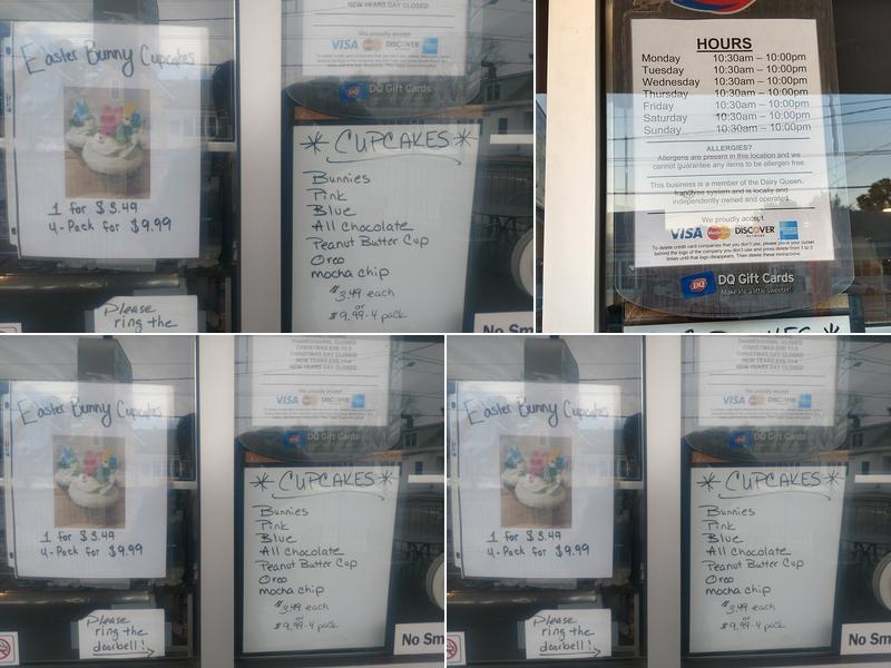 Dairy Queen (Treat) Menu