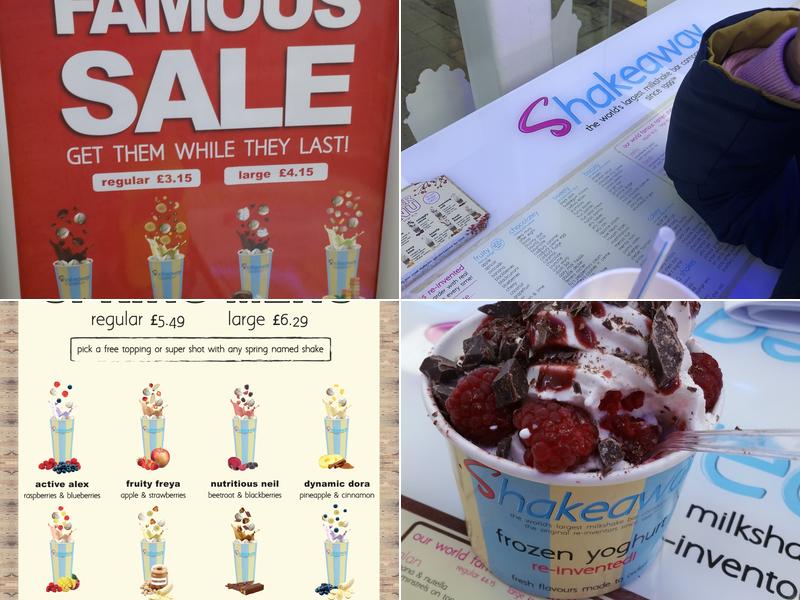 ShakeAway Kingston Menu