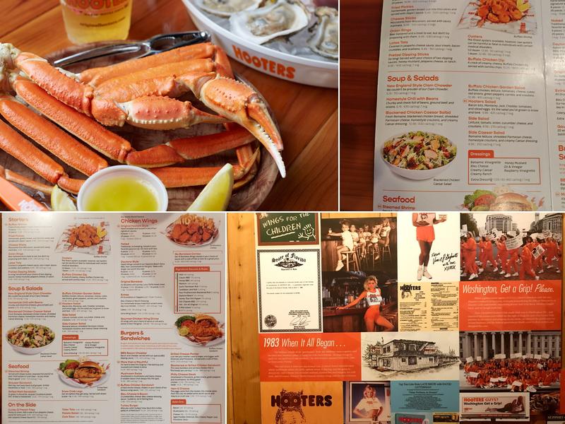 Hooters Menu