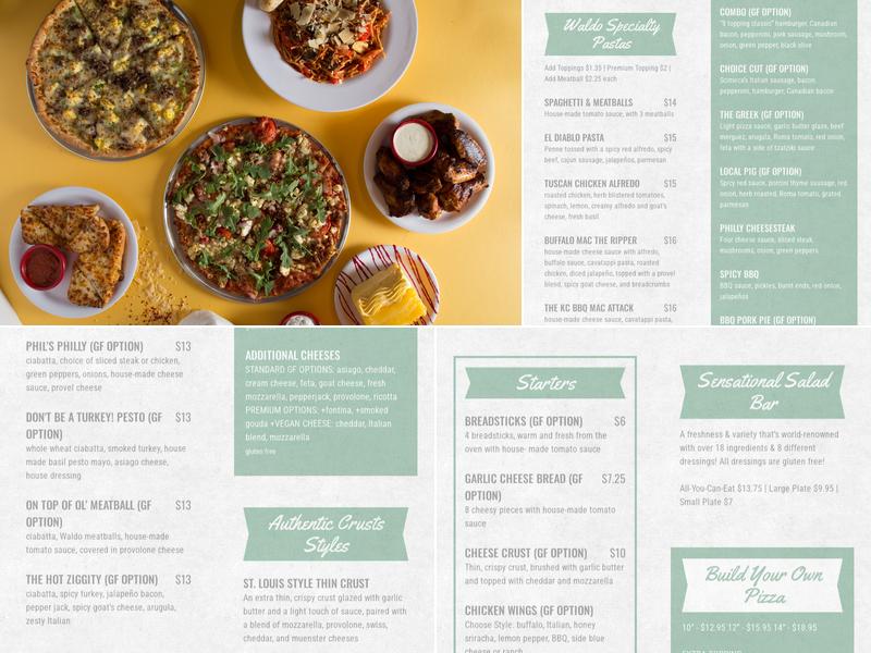Waldo Pizza Menu