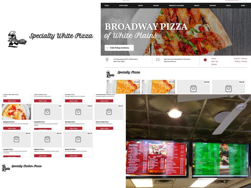 Broadway Pizzeria of White Plains Menu