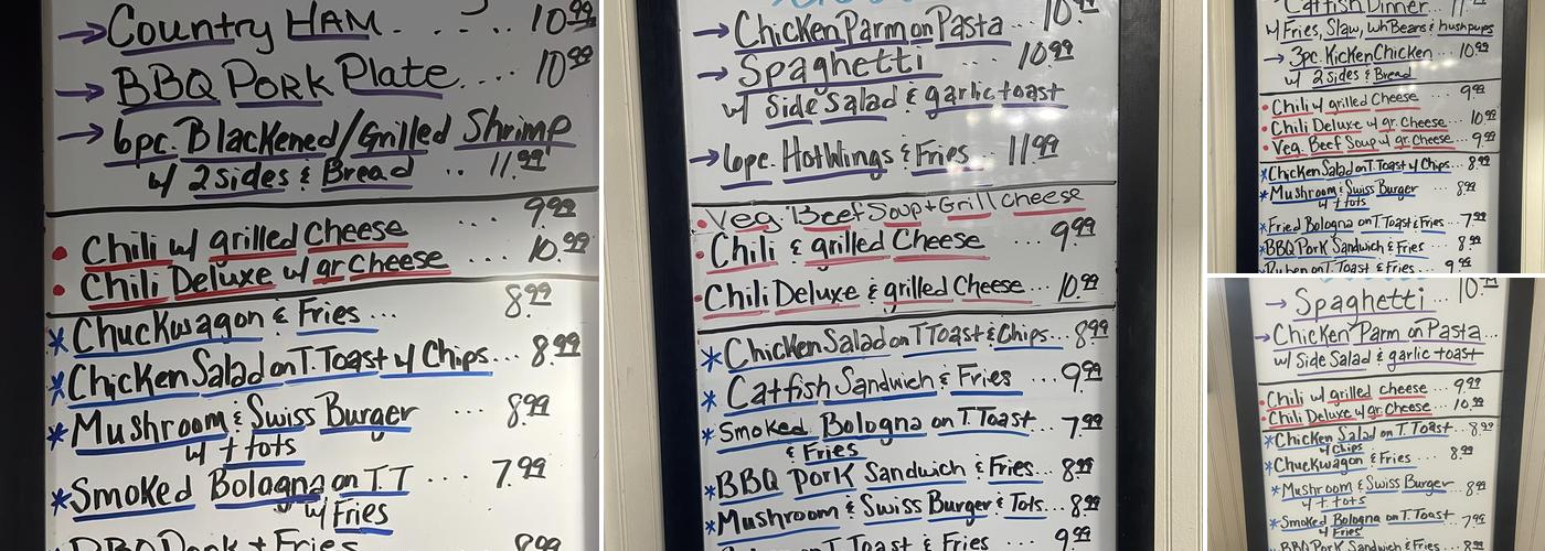 Candy's Kitchen Menu