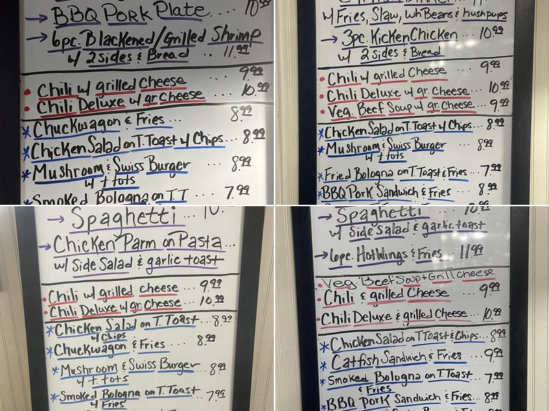 Candy's Kitchen Menu