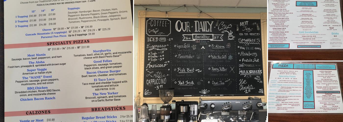 Our Daily Bread llc Menu