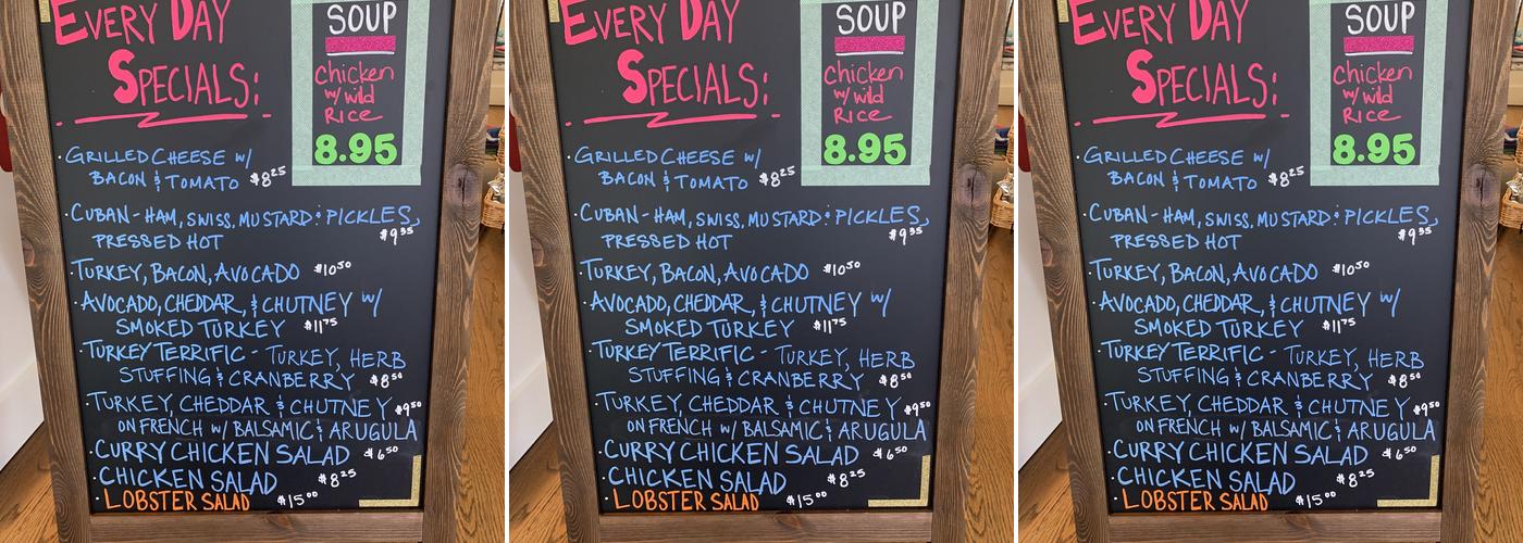 Something Natural Greenwich, CT Menu