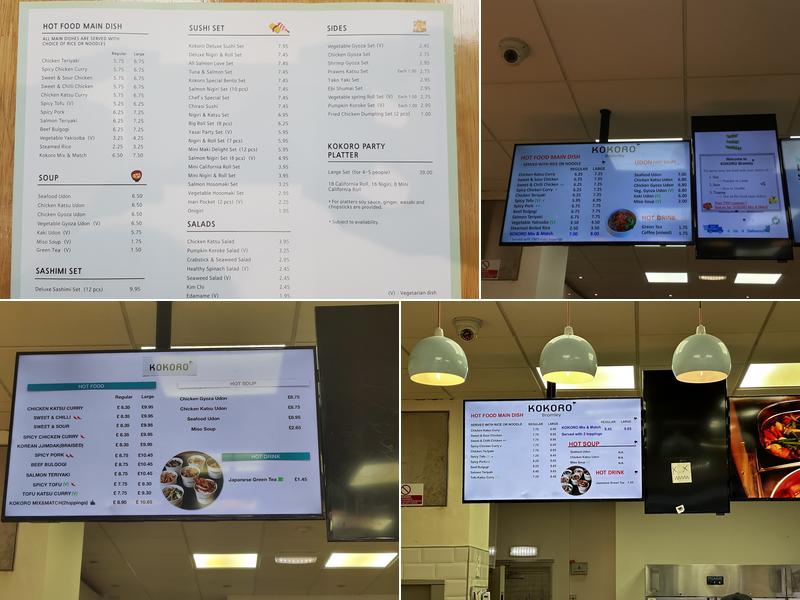 Kokoro Bromley Menu