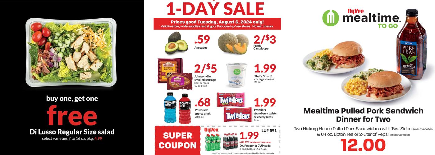 Hy-Vee Market Grille Menu