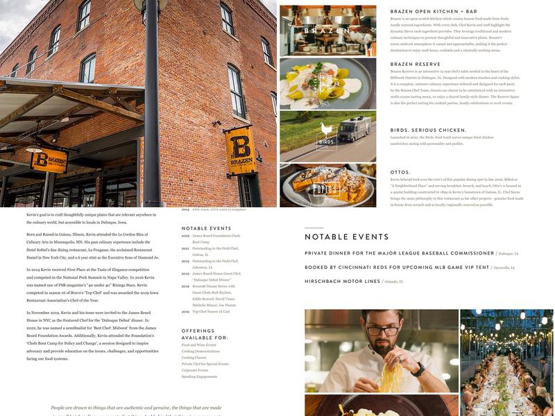 Brazen Open Kitchen | Bar Menu