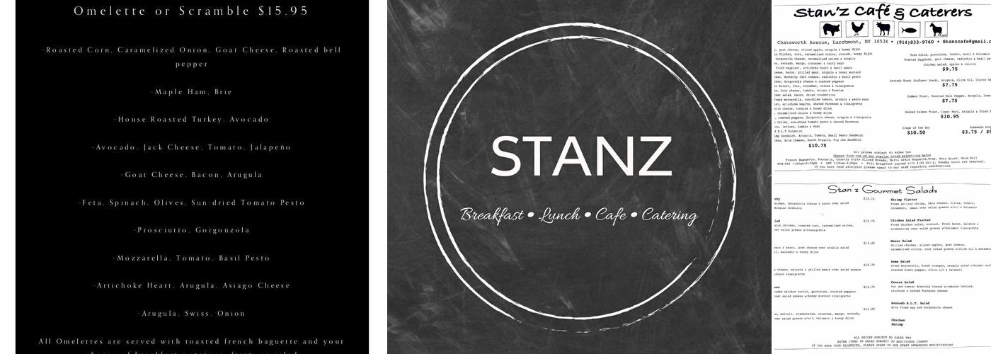 Stan'z Cafe Menu