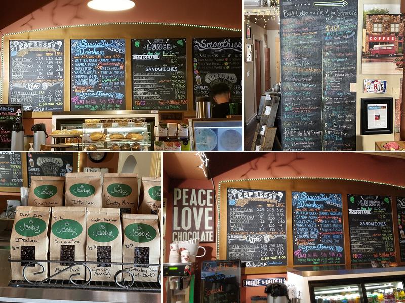 Jitterbug Coffeehouse Menu