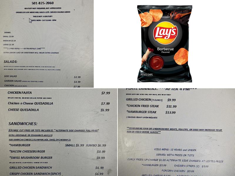 Subway Menu