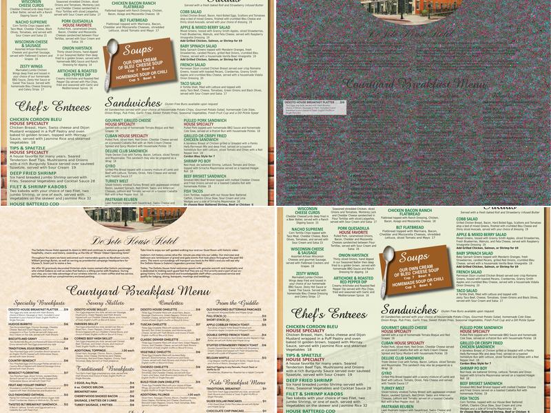 Courtyard Restaurant Menu