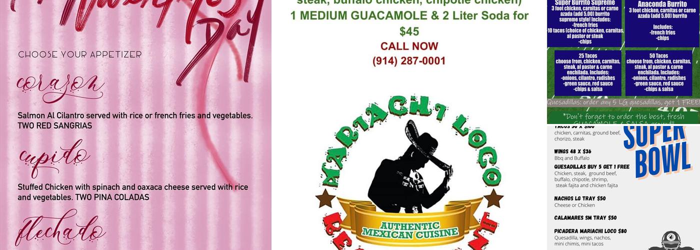 Mariachi Loco Menu