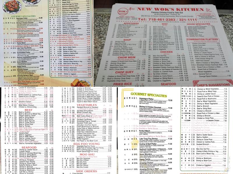 New Wok's Kitchen Menu