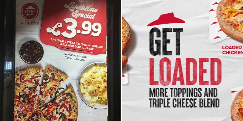 Pizza Hut Delivery Menu