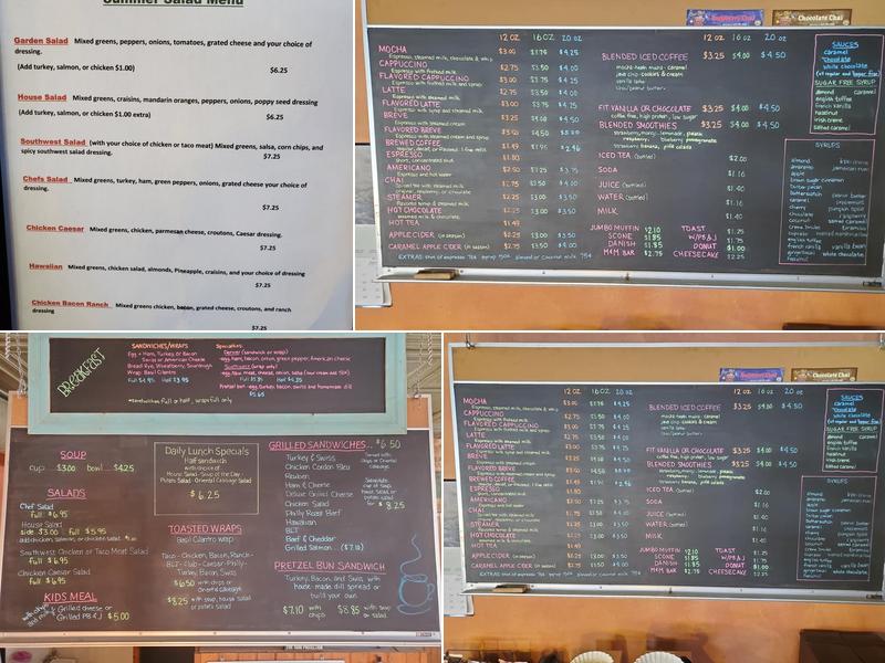 Java Jones Menu