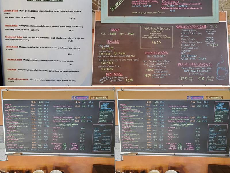 Java Jones Menu