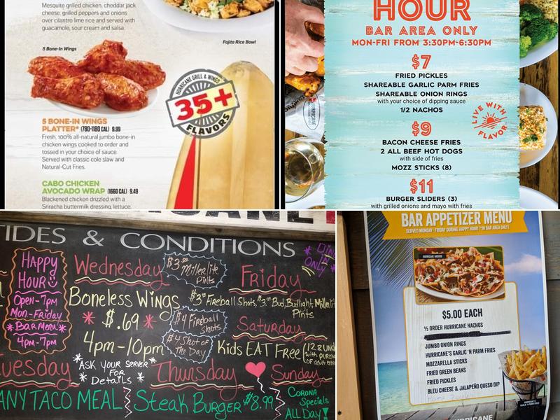 Hurricane Grill & Wings-Hauppauge Menu