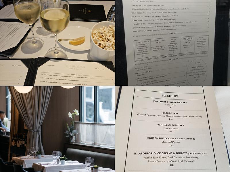 The Regency Bar & Grill Menu