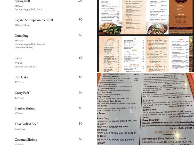Thai Basil Menu