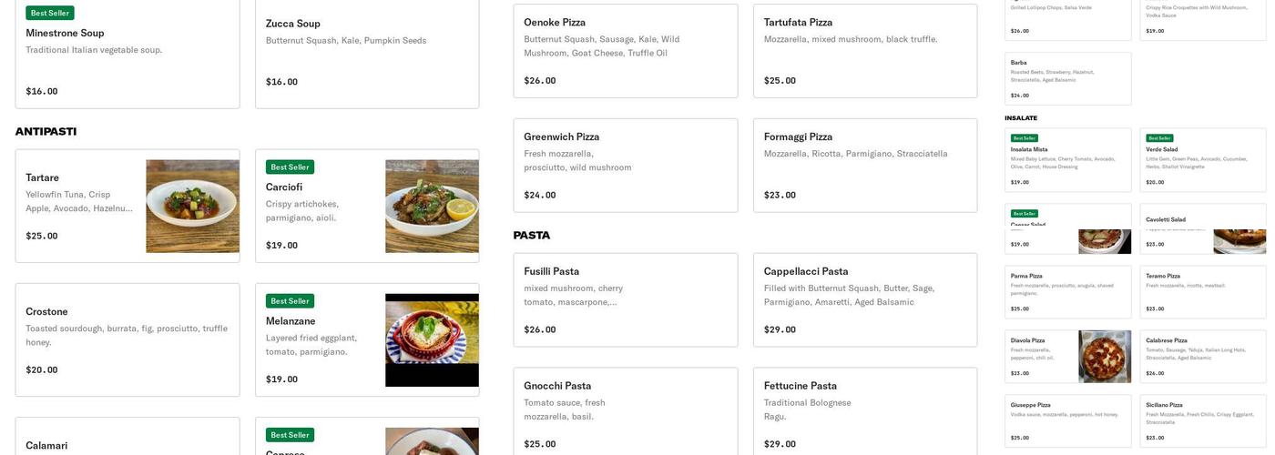 Doppio Menu