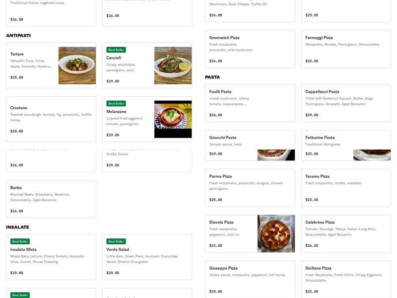 Doppio Menu