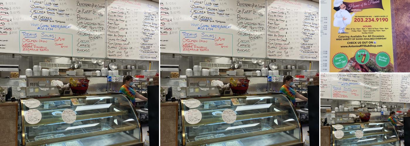 Antonio's Rt. 5 Menu