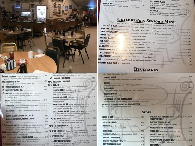 Pointer Cafe Menu