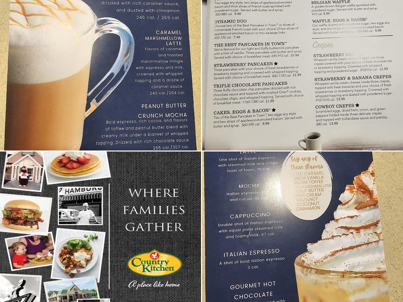 Country Kitchen Menu