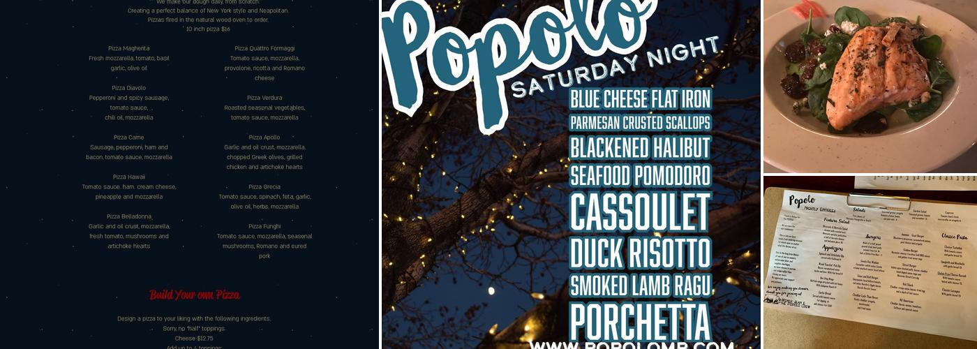 Popolo Menu
