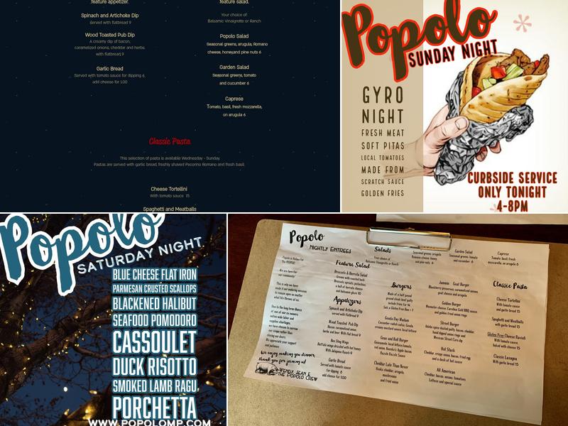Popolo Menu
