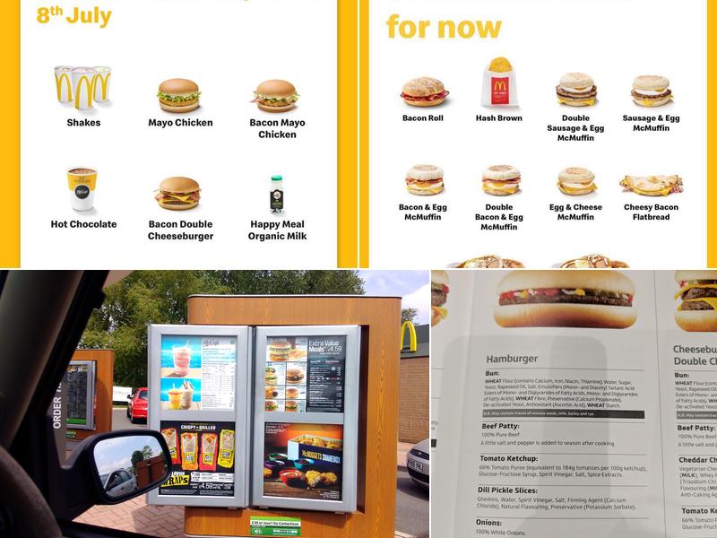 McDonald's Menu