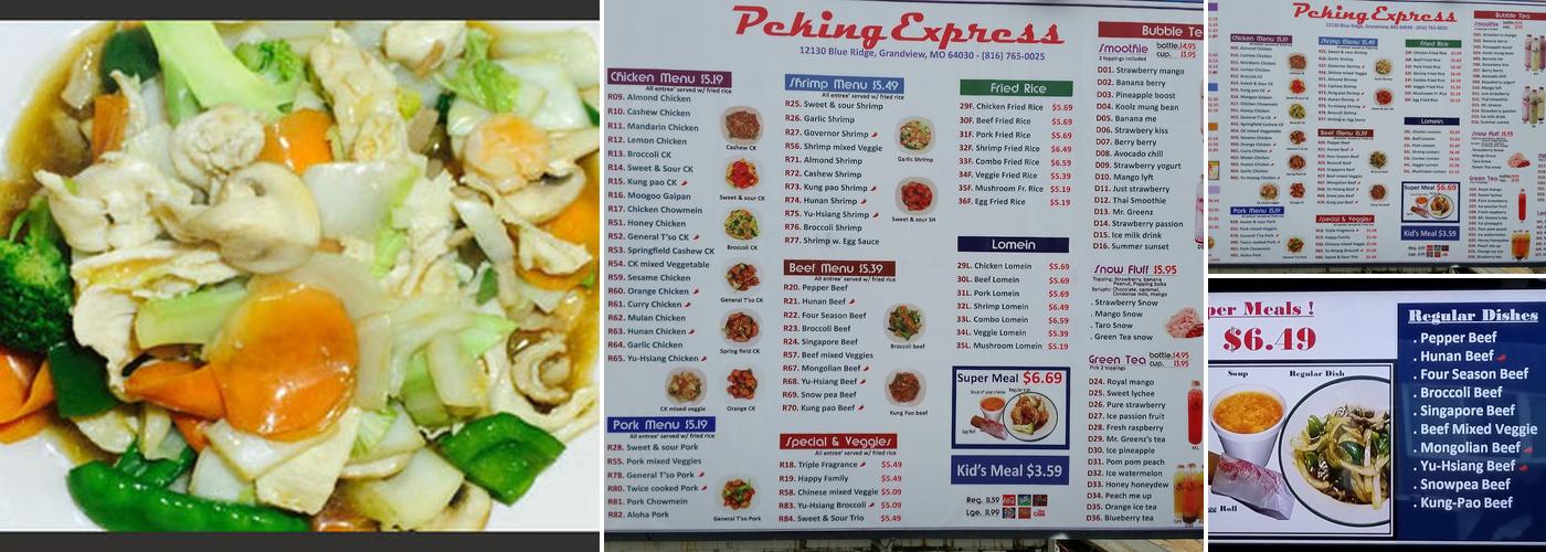 Peking Express Menu