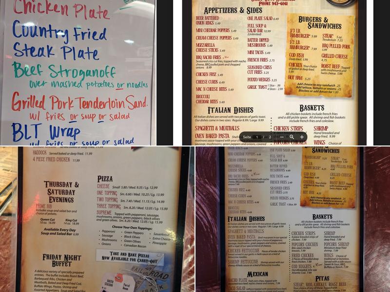 Tower Junction Menu