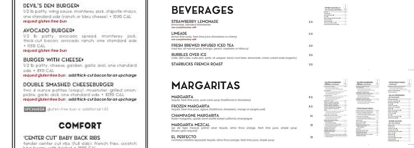 54th Street Scratch Grill & Bar Menu