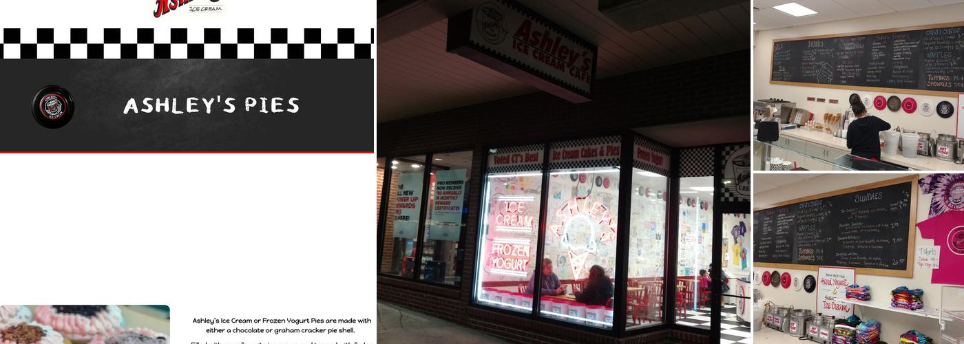 Ashley's Ice Cream Menu