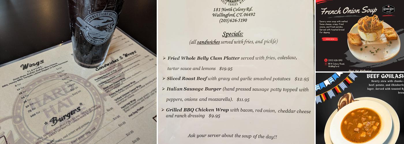 Hard Hat Cafe II Menu