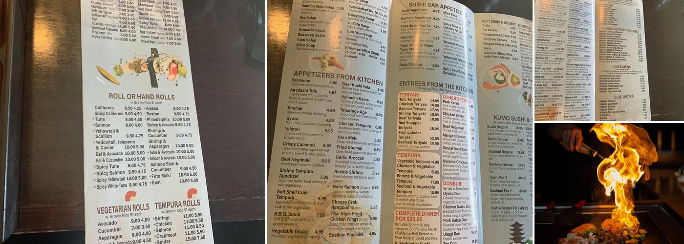 Kumo Menu